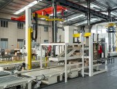 单立柱旋转码垛机+放垫板